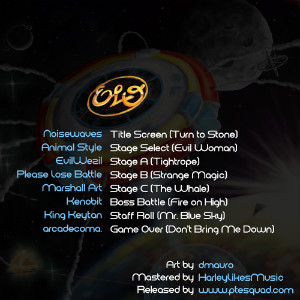 ELO: The Video Game OST back cover