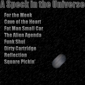 A Speck in the Universe back cover