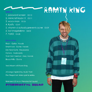 The Teal Album back cover